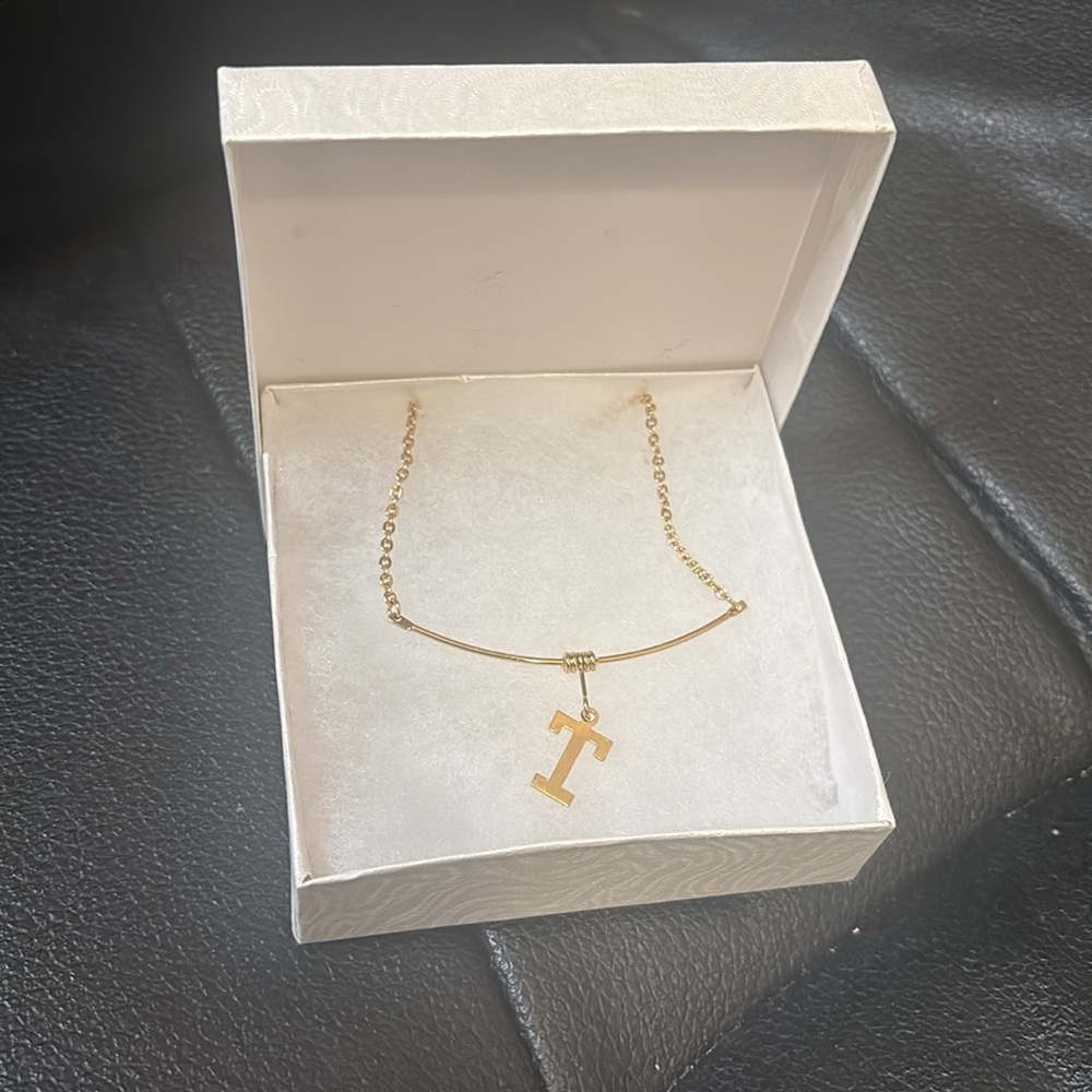 Gold Initial Necklace